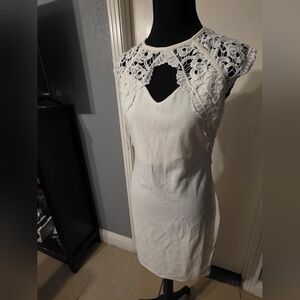 Fashion Nova White Dress Size S